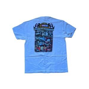 Vintage Nascar T Shirt Size L 50th Salute to Champions 1998 Kellog's White Hanes